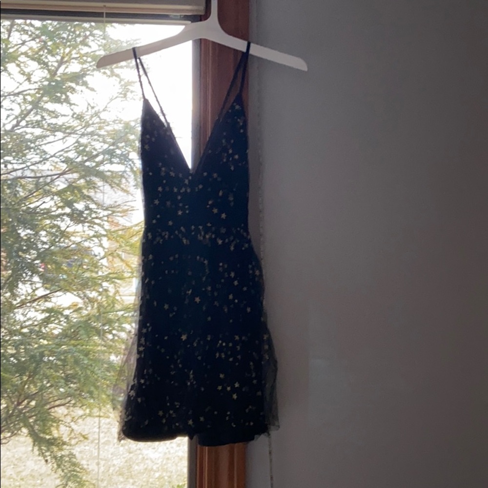 Black star dress